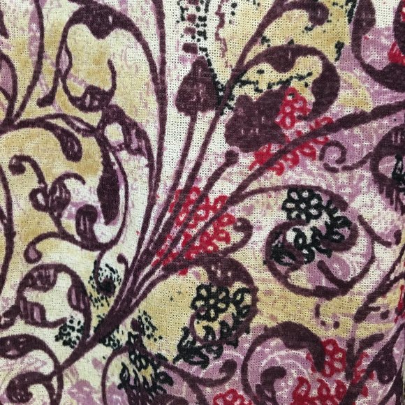 J. Jill Patterned Maxi Skirt w/Elastic Waist - M - Picture 9 of 10